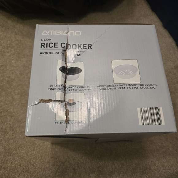 Black Ambiano Rice Cooker Brand New - Picture 2 of 4